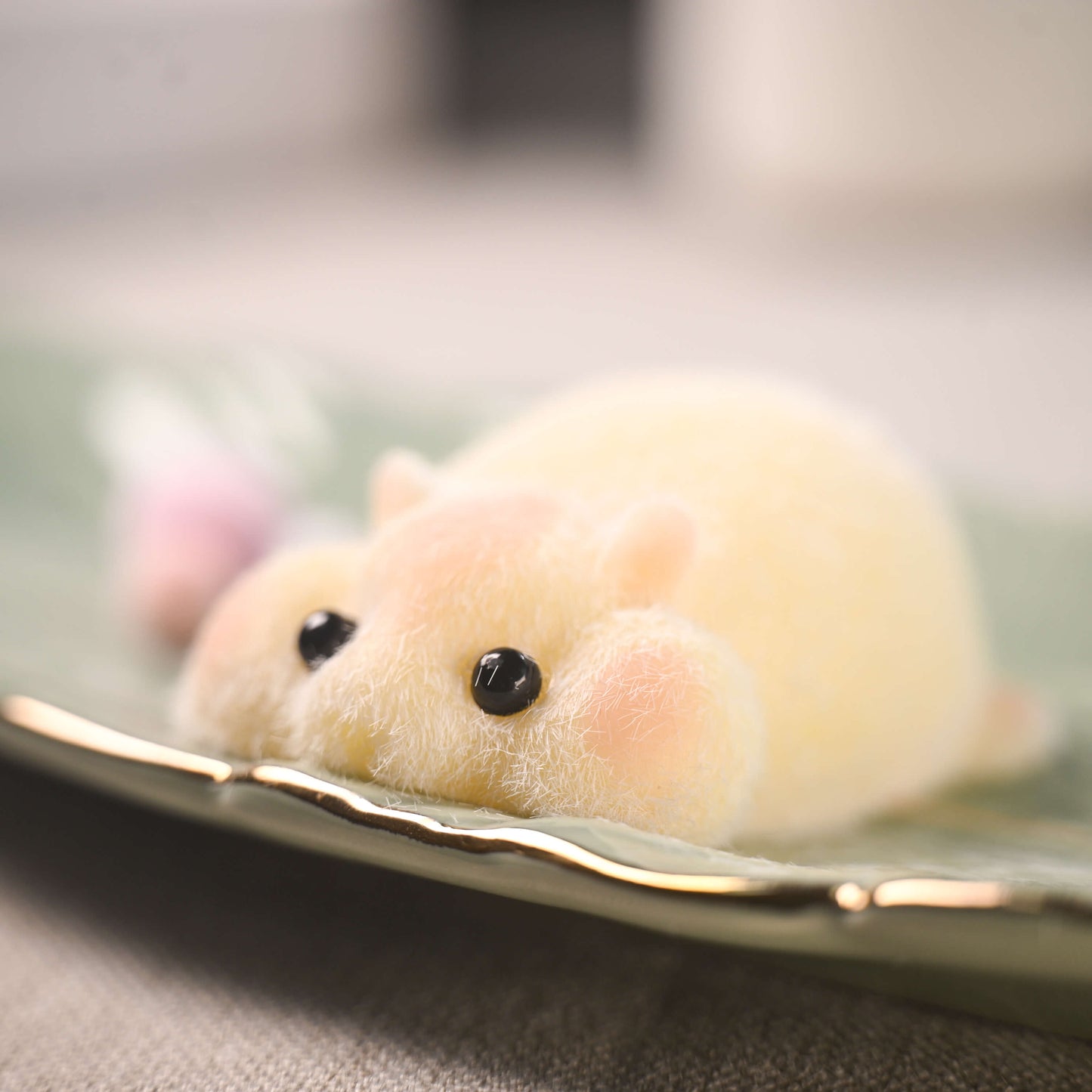 Prone hamster stress relief toy